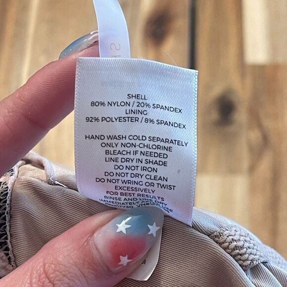 Shade & Shore Zebra Print One Piece Swimsuit - Picture 4 of 5